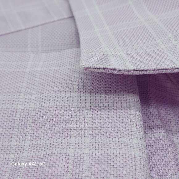 Charles Tyrwhitt Classic Fit Non Iron Pink Check Dress Shirt 17 1/2 36 - Picture 5 of 7